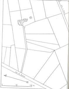 Plan de localisation cadastrale du Moulin de briques de Dour