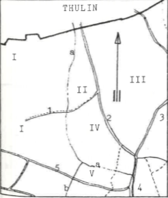 Plan de localisation cadastrale du moulin de Belhomme à Elouges