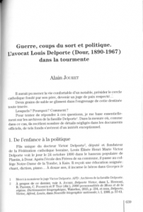 Alain Jouret - L'avocat Louis Delporte