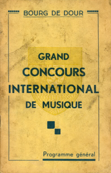 Bourg de Dour - Grand concours international de musique
