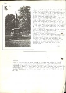 Monument aux morts de Petit-Dour