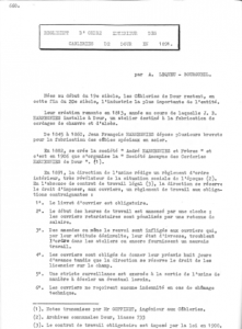 Anne Lequeu-Bourgueil - Règlement d'ordre intérieur des corderies de Dour