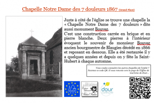 Bibliothèque communle de Dour - Plaquette sur les chapelles et les églises de l'Entité de Dour