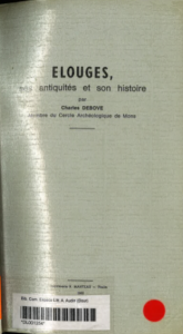 Charles Debove - Elouges ses antiquités et son histoire