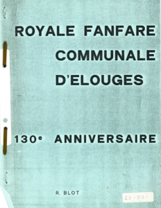 R. Blot - Royale Fanfare communale d'Elouges