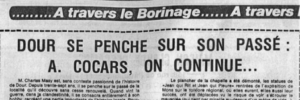 Audin Alain - Dour se penche sur son passé : à Cocars, on continue...