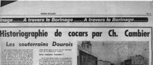 Audin,Alain, Historiographie de Cocars par Ch. Cambier : les souterrains dourois