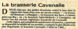 La brasserie Cavenaile