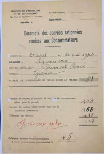 Fiche de ravitaillement